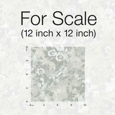 product image for Wildflower Shadows Peel & Stick Wallpaper in Grey and White by RoomMates for York Wallcoverings 89