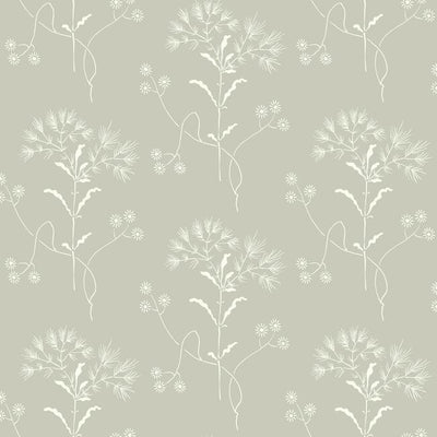 product image of sample wildflower wallpaper in gray from magnolia home vol 2 by joanna gaines 1 522