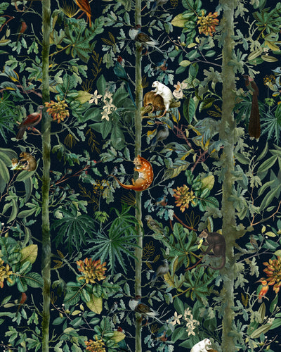 product image of Wildlife of Papua Wallpaper in Dark from the Wallpaper Compendium Collection by Mind the Gap 533