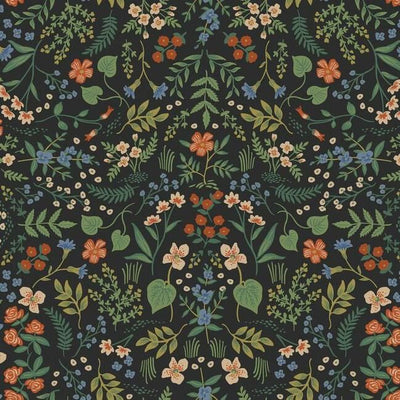 product image of Wildwood Wallpaper in Black from the Rifle Paper Co. Collection by York Wallcoverings 510