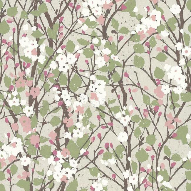 media image for Willow Branch Peel & Stick Wallpaper in Beige by RoomMates for York Wallcoverings 234
