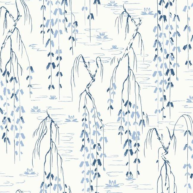 media image for Willow Branches Wallpaper from the Tea Garden Collection by Ronald Redding for York Wallcoverings 22