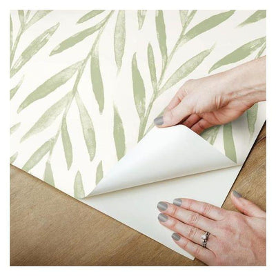 product image for Willow Peel & Stick Wallpaper in Green by Joanna Gaines for York Wallcoverings 66