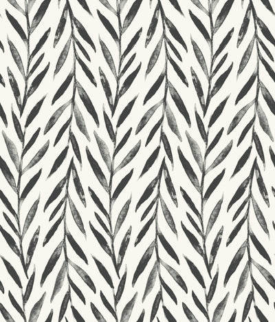 product image for Willow Wallpaper in Black from the Magnolia Home Vol. 3 Collection by Joanna Gaines 62