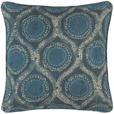 product image for willowleaf linen blue decorative pillow by annie selke pc2860 pil1620 5 20