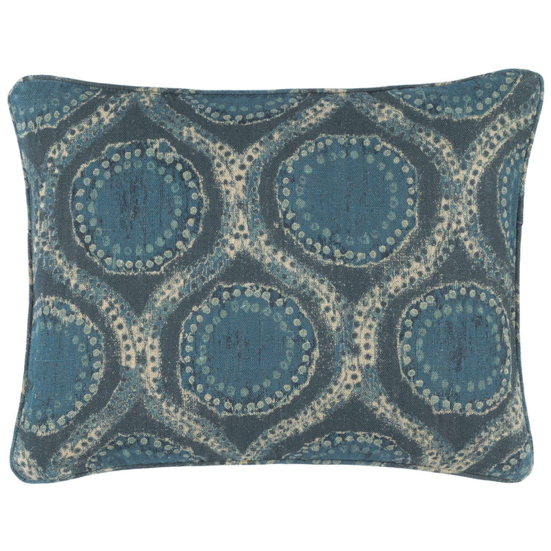 media image for willowleaf linen blue decorative pillow by annie selke pc2860 pil1620 2 250