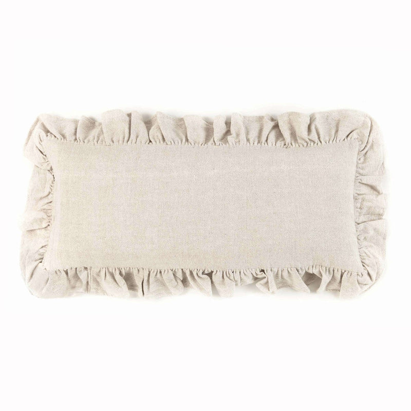 media image for wilton natural ruffled decorative pillow by annie selke wndpdb 1 275