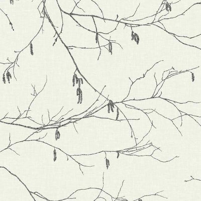 product image of sample winter branches wallpaper in ivory and grey from the norlander collection by york wallcoverings 1 533
