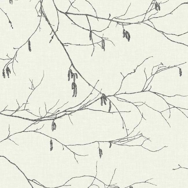 media image for sample winter branches wallpaper in ivory and grey from the norlander collection by york wallcoverings 1 221