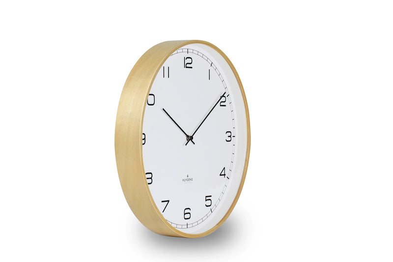 media image for Wood 25 Silent Wall Clock by Huygens 291