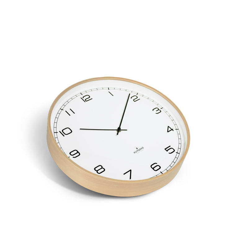 media image for Wood 25 Silent Wall Clock by Huygens 285