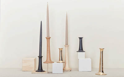 product image for Simple Oak & Maple Candle Holders design by Hawkins New York 21