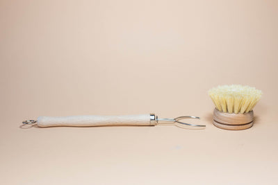 product image for wooden dish brush by eco roots 6 4