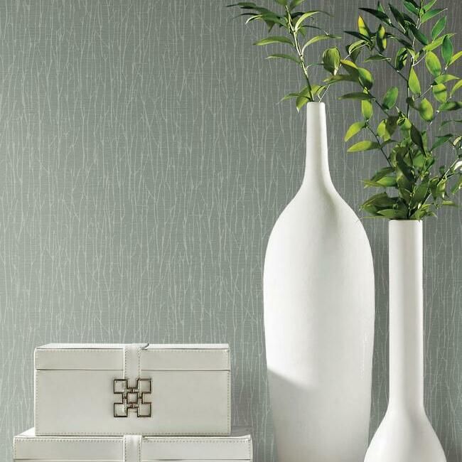 media image for Woodland Twigs Wallpaper in Sage by Antonina Vella for York Wallcoverings 282