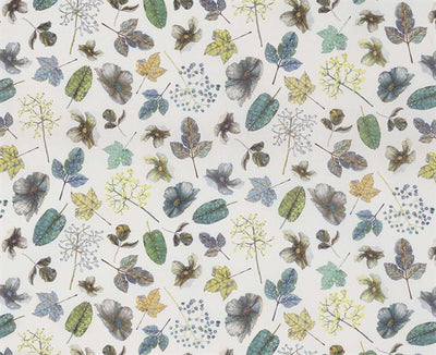 product image of Woodland Fabric in Forest and Mint from the Enchanted Gardens Collection by Osborne & Little 584