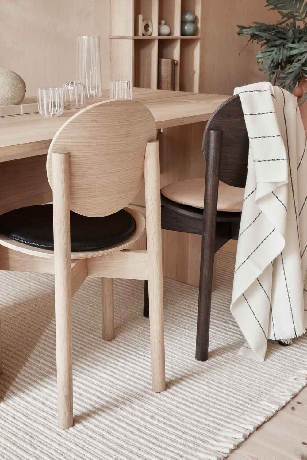 Shop Woody Leather Seat Cushion in Natural Burke Decor