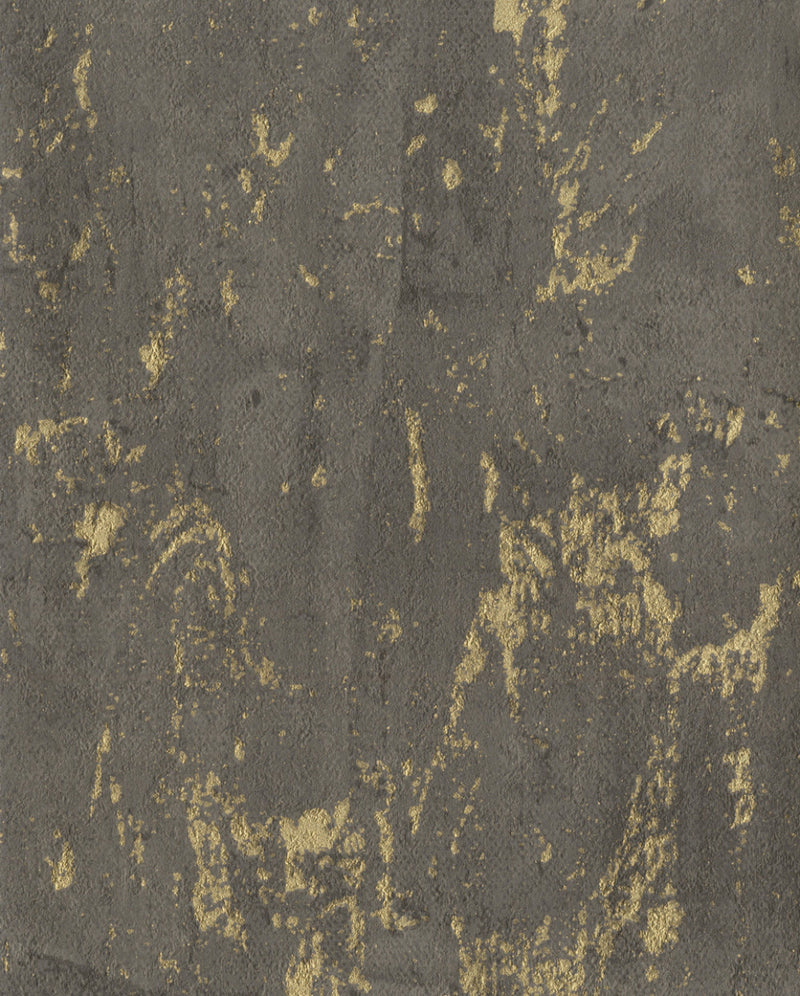 media image for sample workroom wallpaper in greys and gold from industrial interiors ii by ronald redding for york wallcoverings 1 243