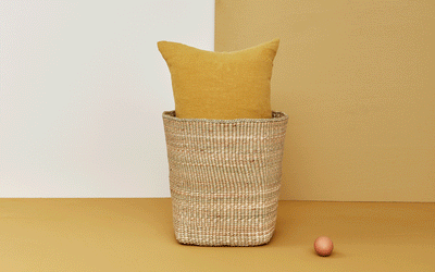 product image for Woven Basket in Various Colors & Sizes design by Hawkins New York 65