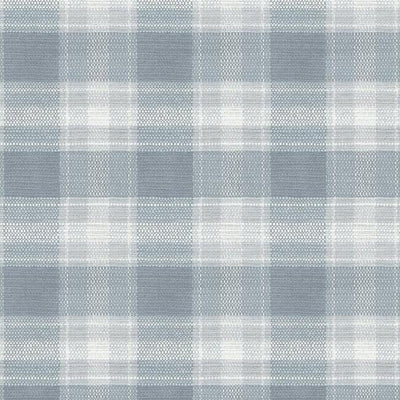product image for Woven Buffalo Check Wallpaper in Blue from the Simply Farmhouse Collection by York Wallcoverings 41