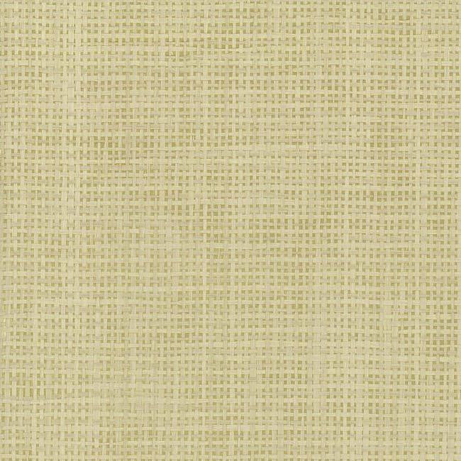 media image for sample woven crosshatch wallpaper in beige and gold from the grasscloth ii collection by york wallcoverings 1 26