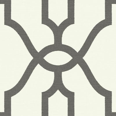 product image for Woven Trellis Wallpaper in Charcoal from Magnolia Home Vol. 2 by Joanna Gaines 73