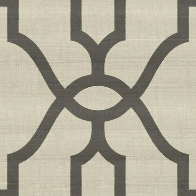 product image for Woven Trellis Wallpaper in Charcoal on Khaki from Magnolia Home Vol. 2 by Joanna Gaines 79