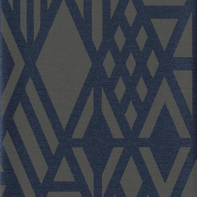 product image of sample wrought iron wallpaper in blue from the moderne collection by stacy garcia for york wallcoverings 1 582