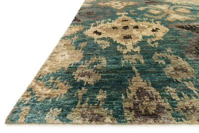 product image for Xavier Hand Knotted Aqua Rug 2 95