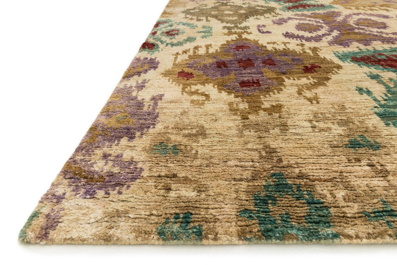 media image for Xavier Hand Knotted Beige/Multi Color Rug 2 216
