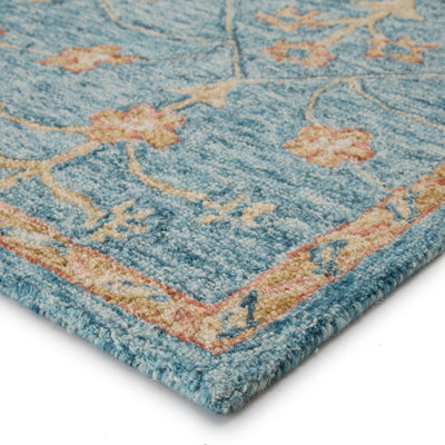 product image for pro02 juniper handmade oriental teal orange area rug design by jaipur 4 17
