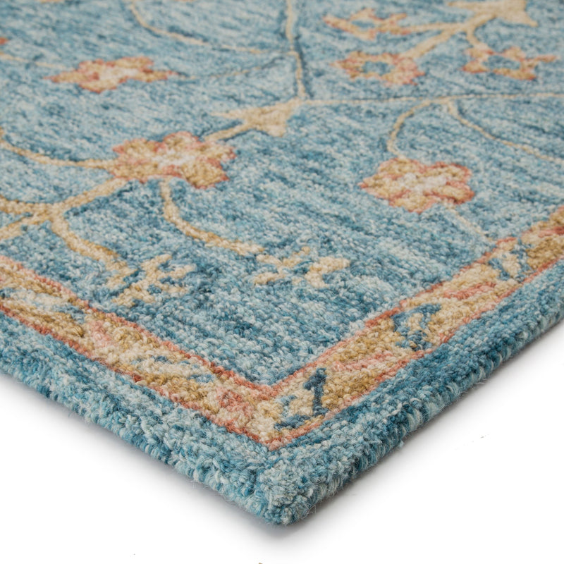 media image for pro02 juniper handmade oriental teal orange area rug design by jaipur 4 217
