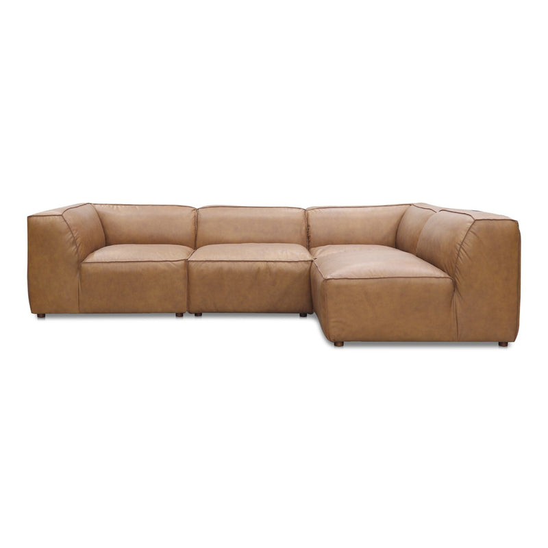 Signature leather sectional discount