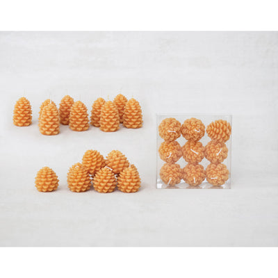 product image for Pinecone Shaped Tealights - Set of 9 57