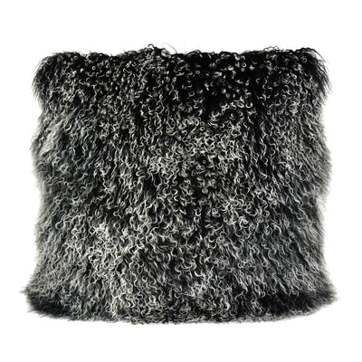 product image for Lamb Fur Pillow Large Black Snow 1 42