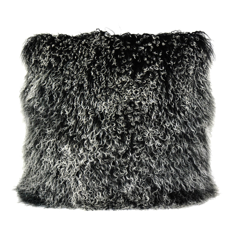media image for Lamb Fur Pillow Large Black Snow 1 271