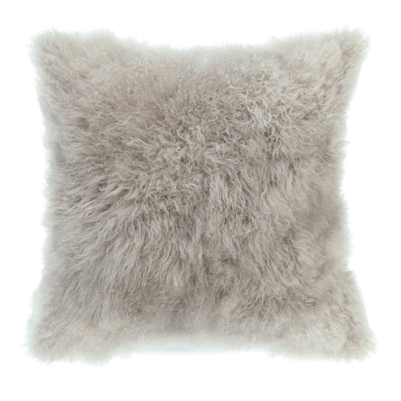 media image for Cashmere Fur Pillow Light Grey 3 219