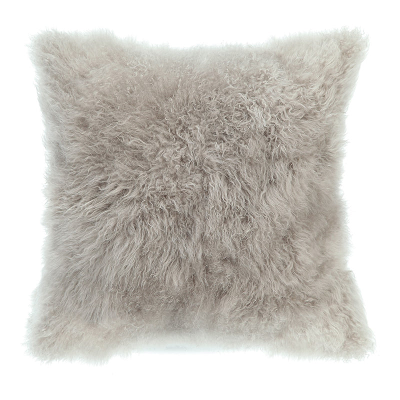 media image for Cashmere Fur Pillow Light Grey 3 26