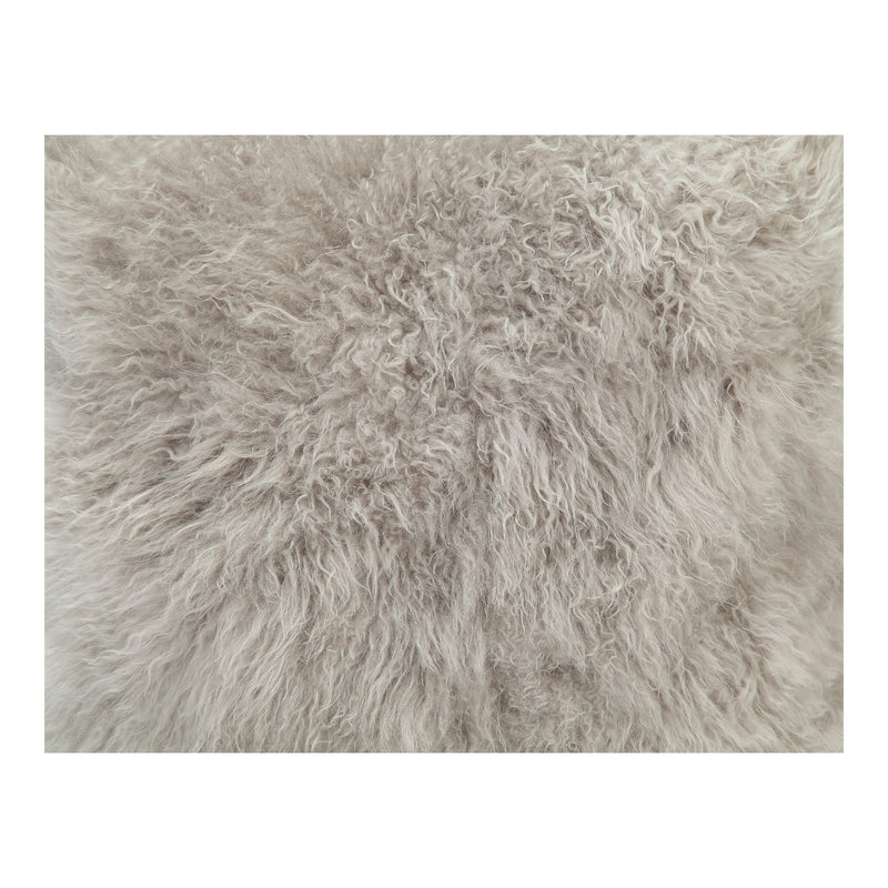 media image for Cashmere Fur Pillow Light Grey 5 216