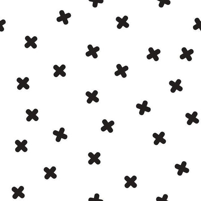 product image of sample x marks the spot peel stick wallpaper in black and white by roommates for york wallcoverings 1 562