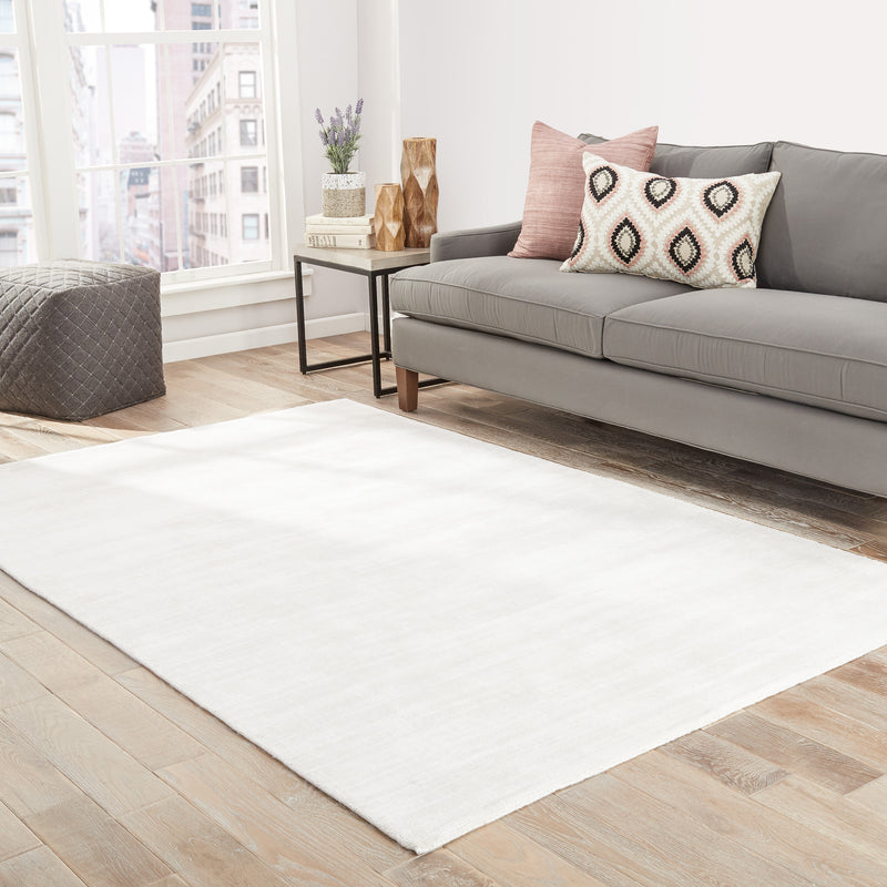 media image for yasmin solid rug in lily white design by jaipur 6 27