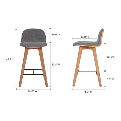 product image for Napoli Counter Stool Grey 9 85