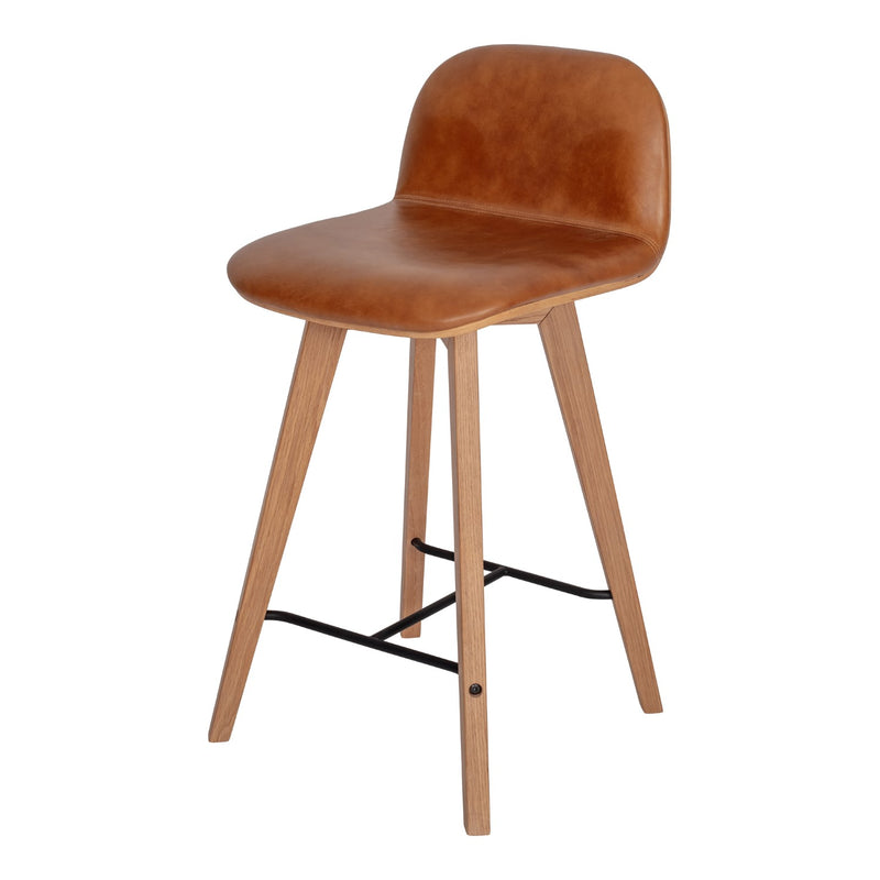 media image for Napoli Leather Counter Stool Tan 2 251