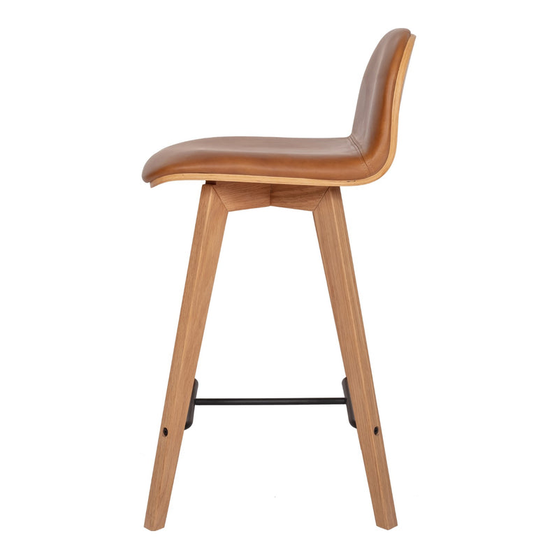 media image for Napoli Leather Counter Stool Tan 3 298