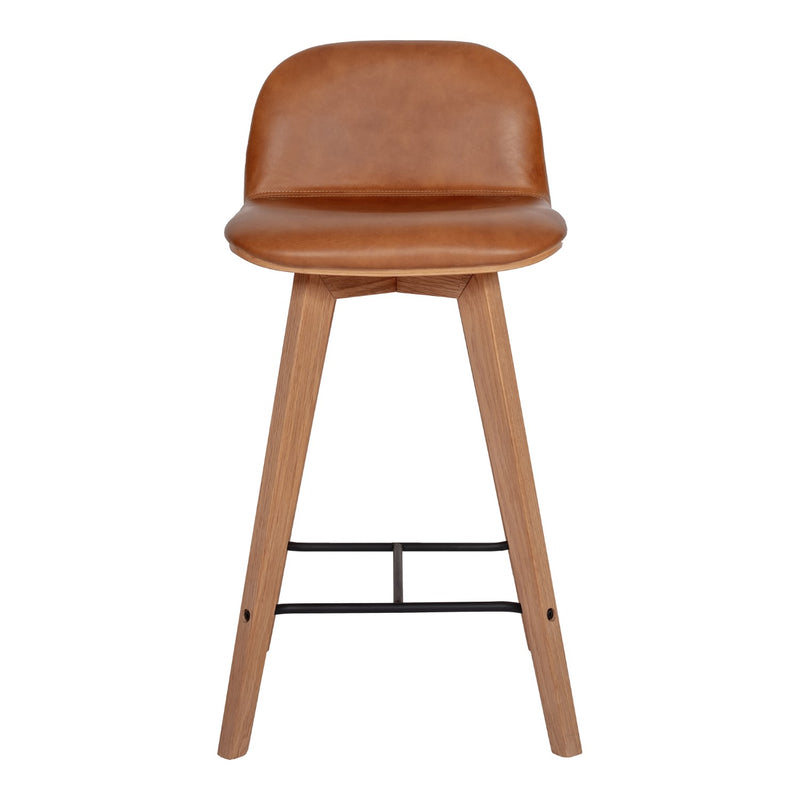 media image for Napoli Leather Counter Stool Tan 1 210