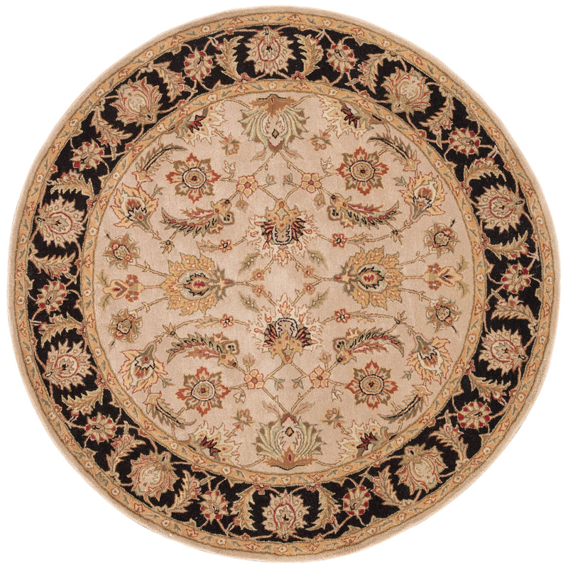 media image for my02 selene handmade floral beige black area rug design by jaipur 6 254