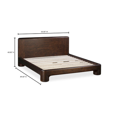 product image for Rowan Bed Dark Brown 20 82