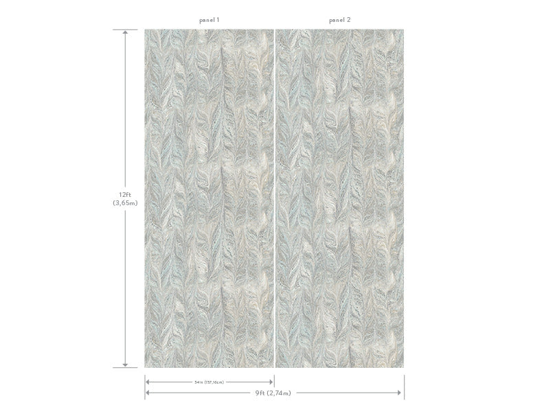 media image for aura mural in beige green from the murals resource library vol 2 by york wallcoverings 4 299