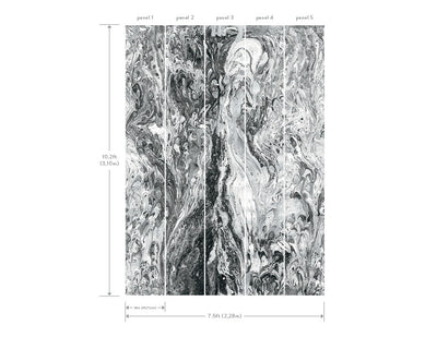 product image for Watermark Mural in Black from the Murals Resource Library Vol. 2 by York Wallcoverings 42
