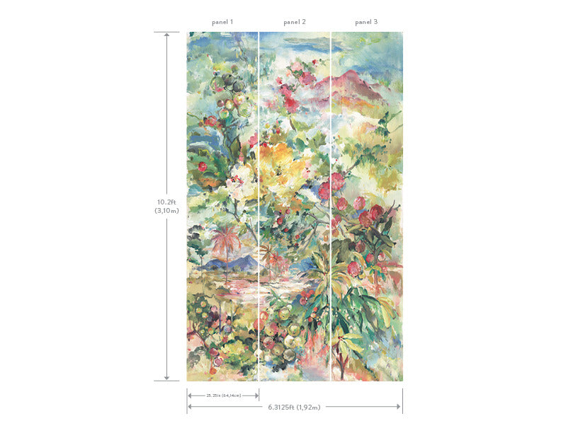 media image for Capri Mural in Bright Multi from the Murals Resource Library Vol. 2 by York Wallcoverings 295