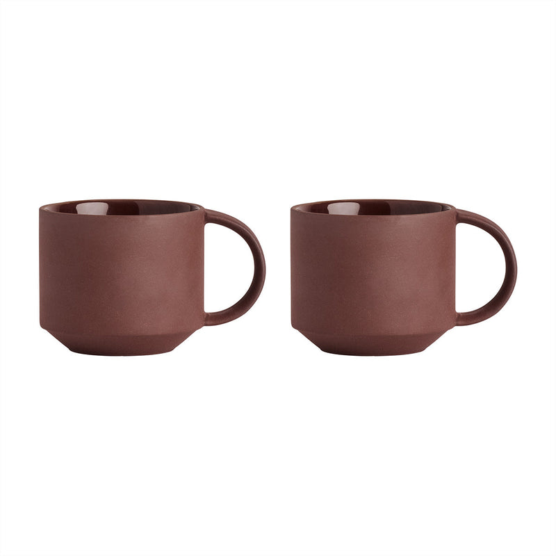 media image for yuka mug set of 2 in dark terracotta 1 240